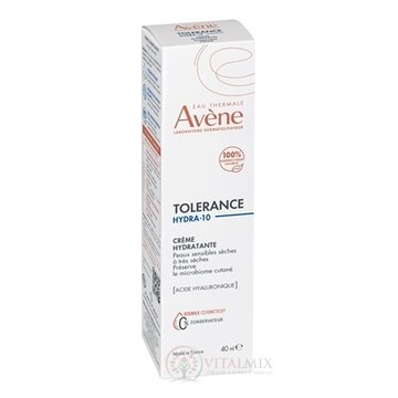 AVENE TOLERANCE HYDRA-10 Hydratačný krém 1x40 ml obrázok