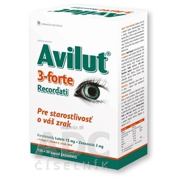 AVILUT 3-forte Recordati cps 120+30 zadarmo (150 ks) obrázok