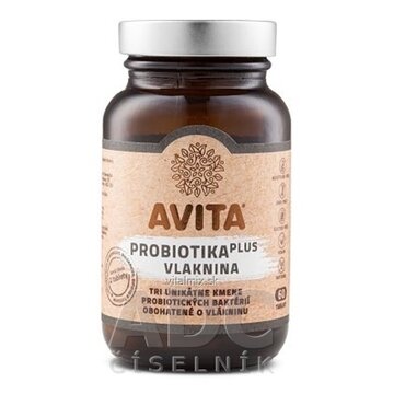 AVITA PROBIOTIKA PLUS VLAKNINA tbl 1x60 ks obrázok