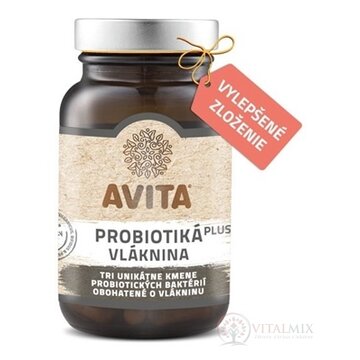 AVITA PROBIOTIKÁ PLUS VLÁKNINA tbl (inov.2022) 1x60 ks obrázok