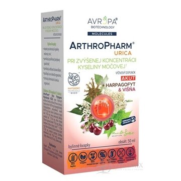 AVROPA ArthroPharm Urica bylinné kvapky 1x50 ml obrázok