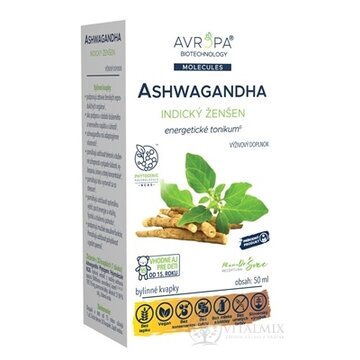 AVROPA Ashwagandha bylinné kvapky 1x50 ml obrázok