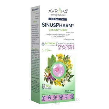 AVROPA SinusPharm bylinný sirup 1x200 ml obrázok