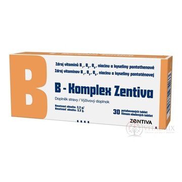 B-Komplex Zentiva tbl flm 1x30 ks obrázok