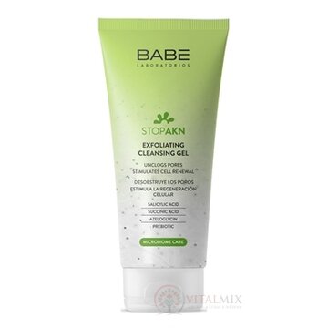 BABÉ AKNÉ Exfoliačný čistiaci gél (Exfoliating Cleansing gel) 1x200 ml obrázok