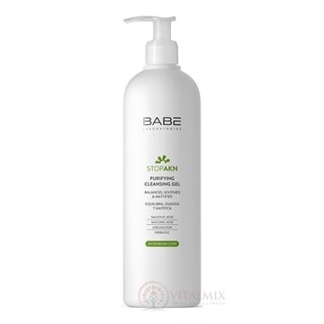 BABÉ AKNÉ Hĺbkovo čistiaci gél (Purifying Cleansing gél) 1x400 ml obrázok