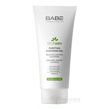 BABÉ AKNÉ Hĺbkovo čistiaci gél (Purifying Cleansing gél) (inov.2025) 1x200 ml obrázok