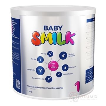 BABYSMILK 1 počiatočná dojčenská mliečna výživa v prášku, s Colostrom (0 - 6 mesiacov) 1x900 g obrázok