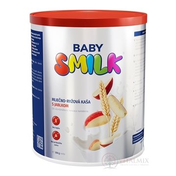 BABYSMILK  mliečno - ryžová kaša s kúskami jabĺk v prášku (od ukonč. 6. mesiaca) 1x350 g obrázok