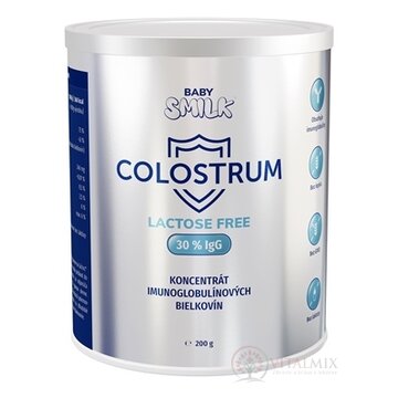 BABYSMILK COLOSTRUM LACTOSE FREE 30% lgG prášok 1x200 g obrázok