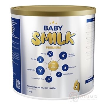 BABYSMILK PREMIUM 4 mliečna výživa pre malé deti v prášku, s Colostrom (od 24 mesiacov) 1x900 g obrázok