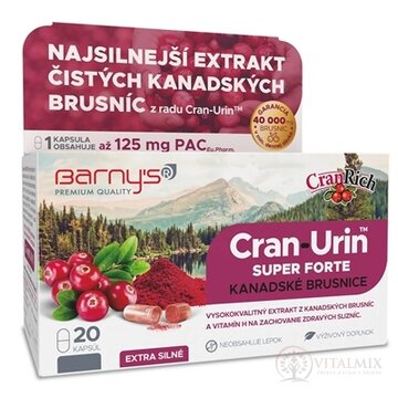 Barny's CRAN-URIN SUPER Forte cps 1x20 ks obrázok