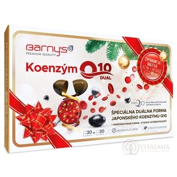 Barny's KOENZÝM Q10 DUAL 60 mg cps (vianočné balenie) 2x30 (60 ks) obrázok