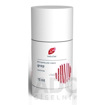 Bebutter BIO bambucké maslo Grep telový balzam, celulitída, 1x75 ml obrázok