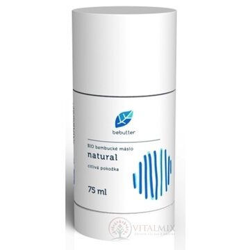Bebutter BIO bambucké maslo Natural telový balzam, citlivá pokožka 1x75 ml obrázok