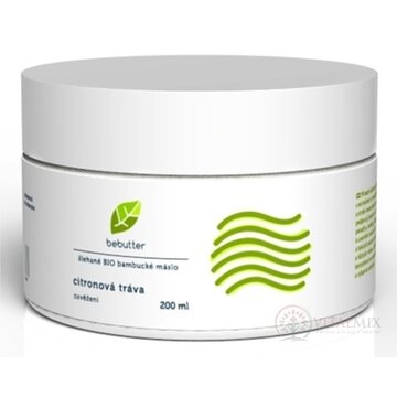 Bebutter šl.BIO bambucké maslo Citrónová tráva krémový telový balzam, osvieženie, 1x200 ml obrázok