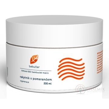 Bebutter šl.BIO bambucké maslo Rakytník krémový telový balzam, regenerácia, 1x200 ml obrázok