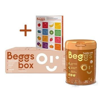Beggs 4 box batoľacie mlieko, výživa malých detí (od ukonč. 24. mesiaca) + pexeso, 3x800 g (2,4 kg) obrázok