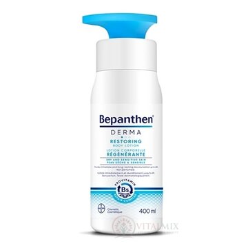 Bepanthen DERMA RESTORING BODY LOTION hydratačné a vyživujúce telové mlieko 1x400 ml obrázok