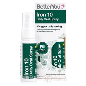 Better You ŽELEZO 10 mg orálny sprej 1x25 ml obrázok