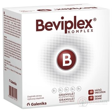 Beviplex B komplex granulát na prípravu nápoja, vrecúška 1x30 ks obrázok
