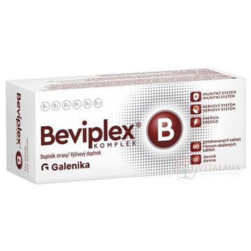 Beviplex B komplex tbl 1x60 ks obrázok