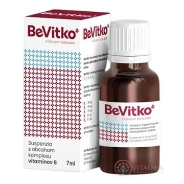 BeVitko suspenzia s obsahom komplexu vitamínov B 1x7 ml obrázok