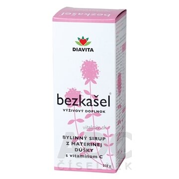 BEZKAŠEL BYLINNÝ SIRUP Z MATERINEJ DÚŠKY s vitamínom C (inov.zloženie) 1x250 g obrázok