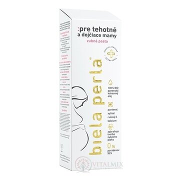 Biela perla Pre tehotné a dojčiace mamy zubná pasta 1x75 ml obrázok