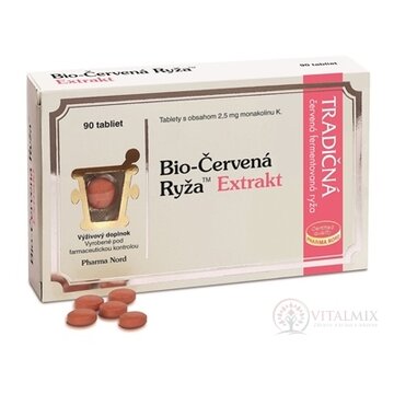 Bio-Červená Ryža Extrakt tbl s monakolínom K 1x90 ks obrázok