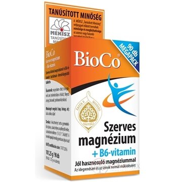 BioCo Organické Magnézium + vitamín B6  MEGAPACK tbl 1x90 ks obrázok