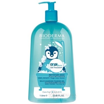 BIODERMA ABCDerm Gel moussant jemný čistiaci gél 1x1 l obrázok