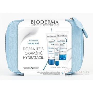 BIODERMA Atoderm Darčekové balenie Atoderm Nutritive 40 ml + Balzam na pery 15 ml + Krém na ruky a nechty 50 ml, 1x1 set obrázok