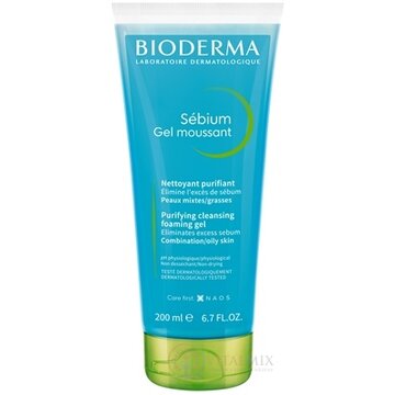 BIODERMA Sébium Gel moussant v tube čistiaci penivý gél 1x200 ml obrázok