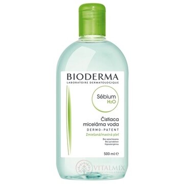 BIODERMA Sébium H2O micelárna pleťová voda na mastnú a zmiešanú pleť 1x500 ml obrázok