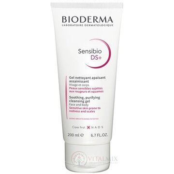 BIODERMA Sensibio DS+ gel moussant jemne čistiaci penivý gél 1x200 ml obrázok