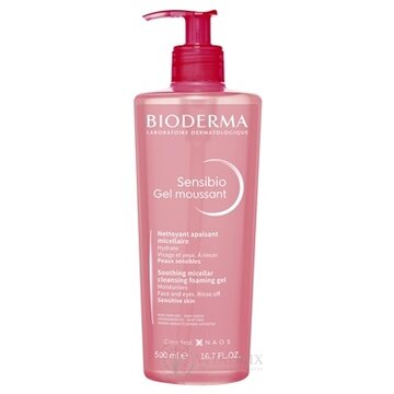 BIODERMA Sensibio Gel moussant jemný čistiaci a odličovací gél 1x500 ml obrázok
