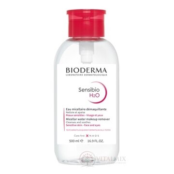BIODERMA Sensibio H2O micelárna voda pre citlivú pleť, s pumpou (inov.2014) 1x500 ml obrázok