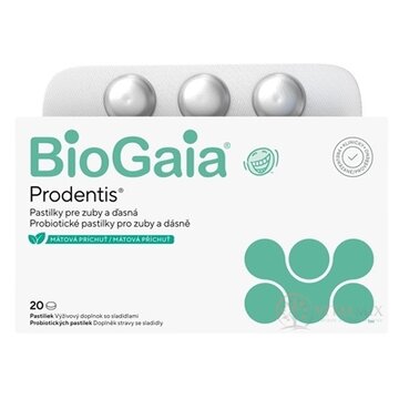 BioGaia Prodentis cmúľacie pastilky, mätová príchuť 1x20 ks obrázok