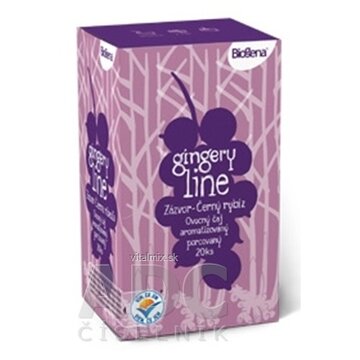 Biogena GINGERY line Zázvor & Čierna ríbezľa čaj 20x2 g (40 g) obrázok