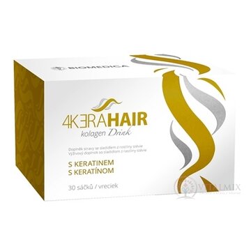 BIOMEDICA 4KƎRAHAIR kolagen drink s keratínom 1x30 vreciek obrázok