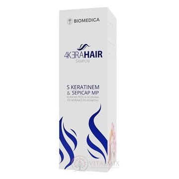 BIOMEDICA 4KƎRAHAIR Šampón s keratínom & Sepicap MP 1x210 ml obrázok