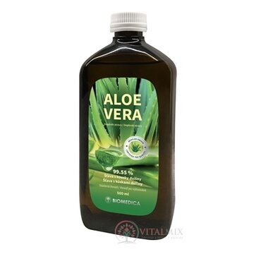 BIOMEDICA ALOE VERA šťava 99,55% 1x500 ml obrázok