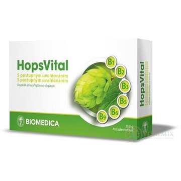 BIOMEDICA HopsVital tbl s postupným uvoľňovaním 1x40 ks obrázok