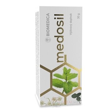 BIOMEDICA MEDOSIL včelí med kvetový pastový, 1x30 g obrázok