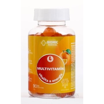 BIOMIC MULTIVITAMÍN gummies, pomarančová príchuť 1x90 ks obrázok