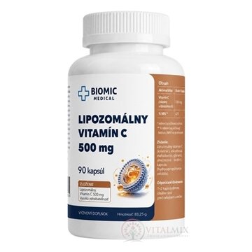 BIOMIC VITAMÍN C 500 mg lipozomálny cps 1x90 ks obrázok
