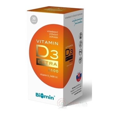 Biomin VITAMIN D3 EXTRA cps (5600 I.U.) 1x30 ks obrázok