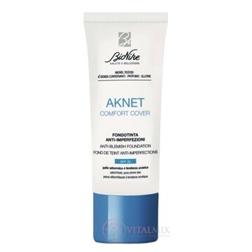 BioNike AKNET COMFORT COVER SPF30 Sable krycí tekutý make-up, proti nedokonalostiam pleti 1x30 ml obrázok