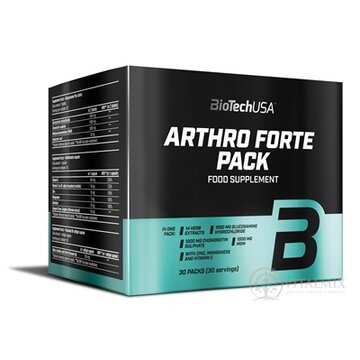 BioTechUSA ARTHRO FORTE PACK balíčky (1+3 tbl, 1 cps, 1 želatínová cps) 1x30 ks obrázok
